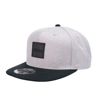Smith&Miller Basecap Davis Snapback Cap grau/schwarz - 1 Stück